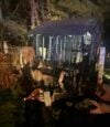 Manchester township police respond to shed fire on riverside drive