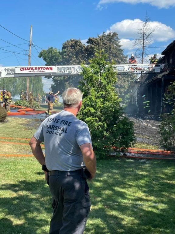 Two-Alarm House Fire in Charlestown Under Investigation Two-Alarm House Fire in Charlestown Under Investigation