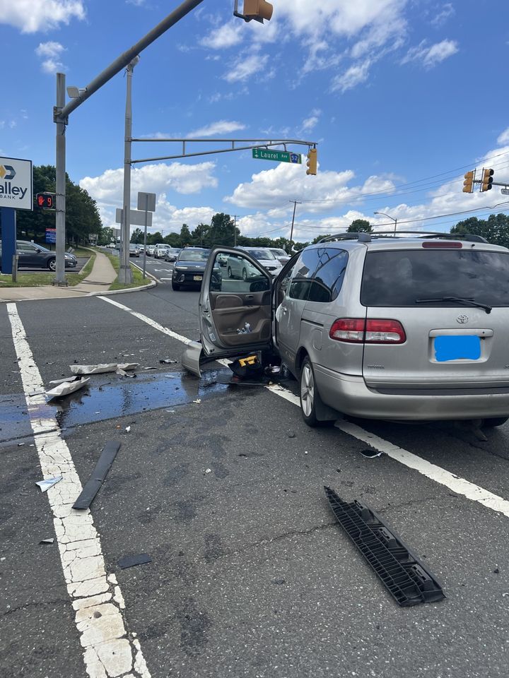 Six Injured in Crash on Route 35