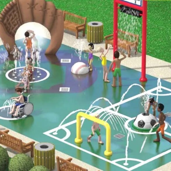 Jackson spray park officially opens 7 days a week today - photo licensed by shore news network.