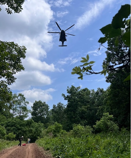 Maryland State Police Rescue of Injured Logger in West Virginia