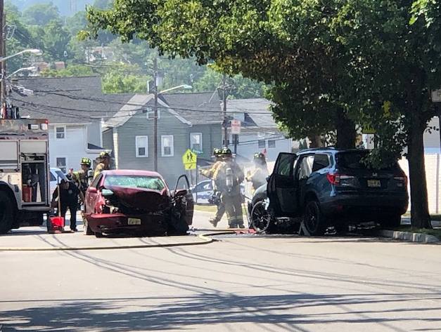 Crash Forces Road Closures in Nutley