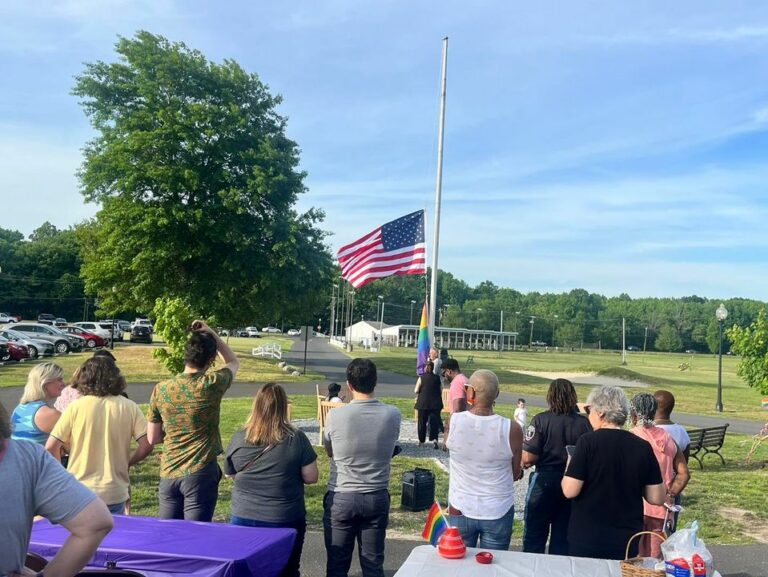 Evesham township police celebrate pride month - photo licensed by shore news network.