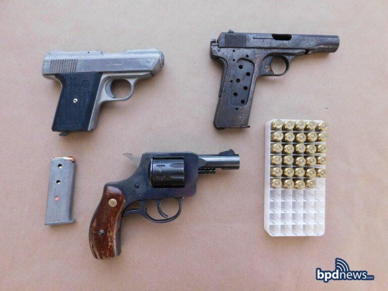 Suspect arrested and firearms seized in roxbury shooting incident - photo licensed by shore news network.