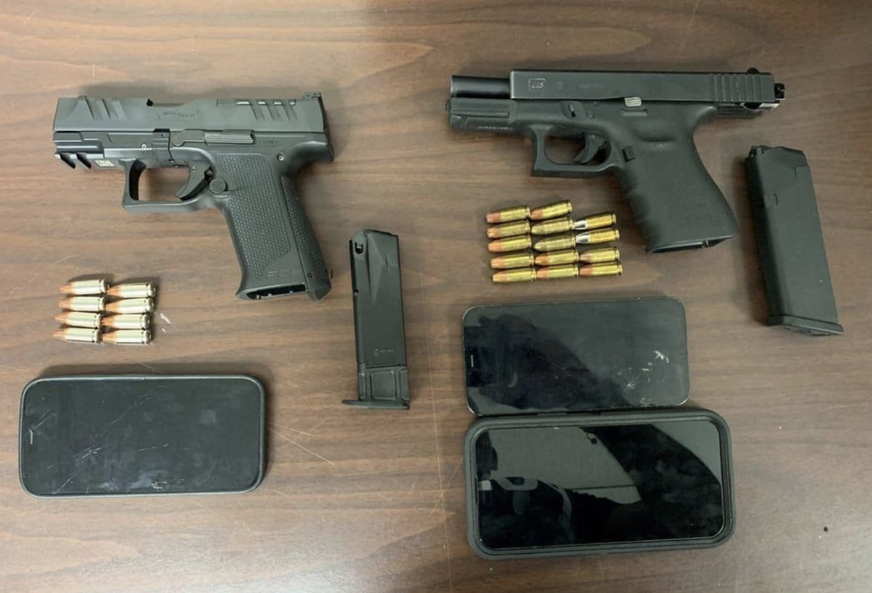 Baltimore Police Arrest Two for Handgun Possession