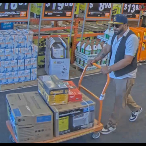 Police Seek Man Who Loaded Up Dolly Full of Power Tools and Walked Out of Bensalem Home Depot
