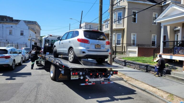 One north jersey city is ticketing and towing illegally parked cars - photo licensed by shore news network.