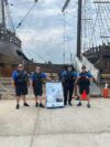 16th century ship docks at ocean city park