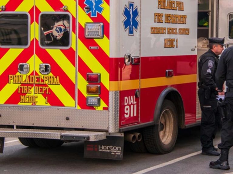 Philadelphia medic stabbed in north philly, suspect in custody - photo licensed by shore news network.