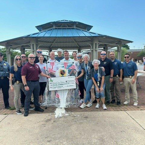 Students and faculty raise funds for brick police body armor - photo licensed by shore news network.