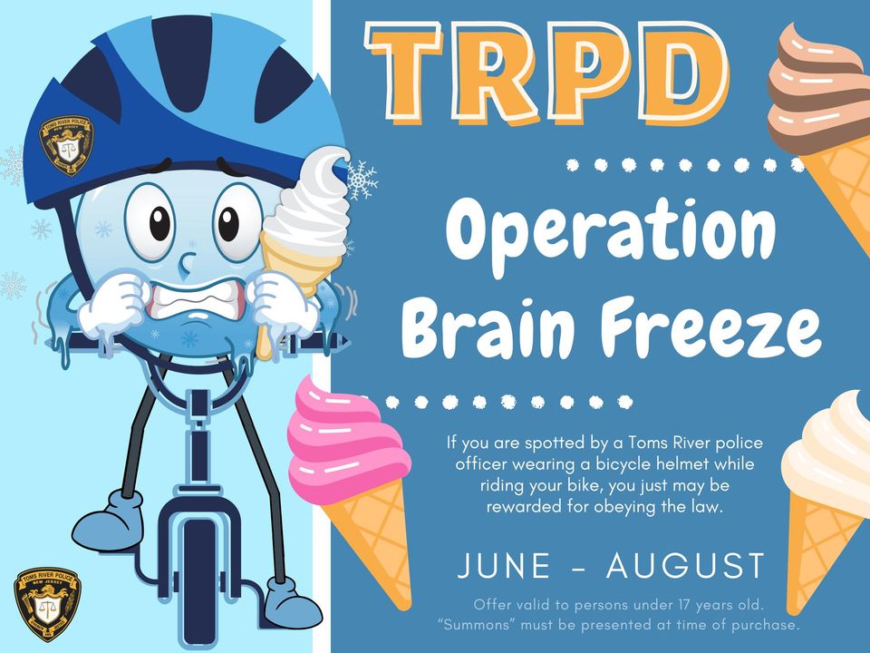 Toms River Police Launch Operation Brain Freeze 2024 Toms River Police Launch Operation Brain Freeze 2024