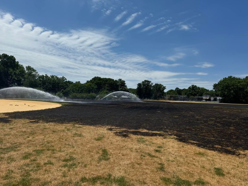 Cherry Hill Fire Department Responds to Brush Fire at Local High School
