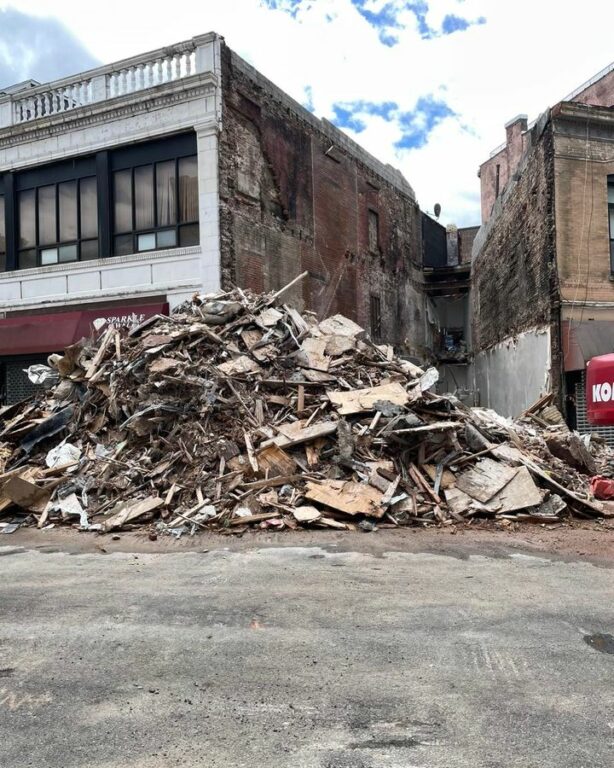 Continued Road Closure in Yonkers As Collapsed Building Cleanup Continues