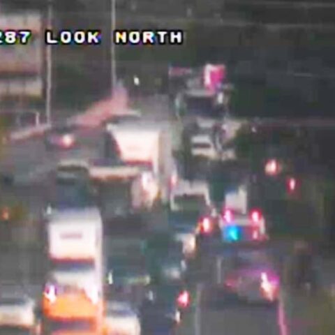 Crash on i-287 leads to lane closure in bridgewater township - photo licensed by shore news network.