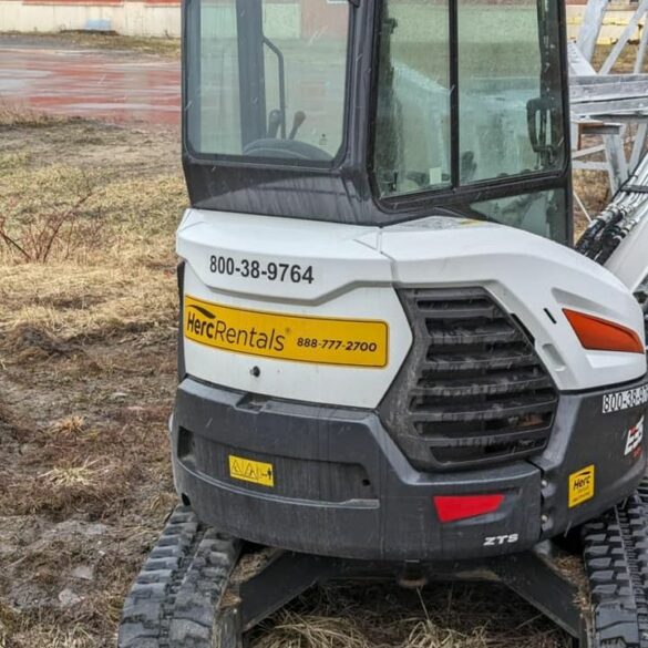 Public assistance requested in stolen mini excavator case in massena - photo licensed by shore news network.