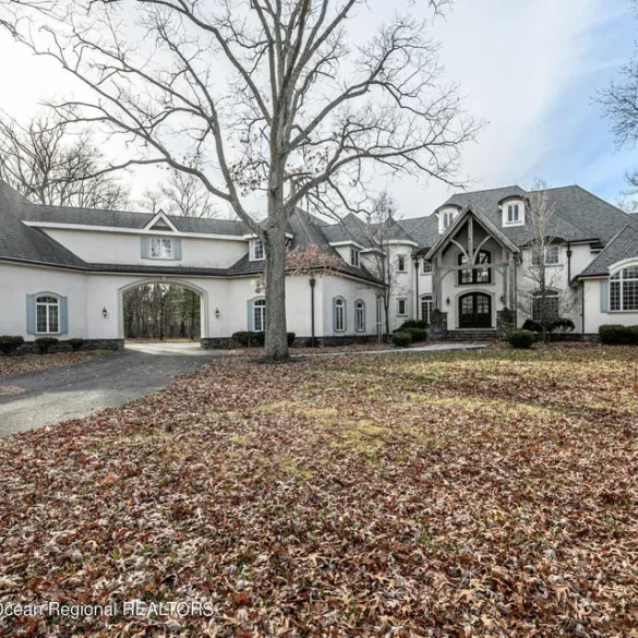 Toms river french-inspired estate has 7 fireplaces and listed for $2. 4 million - photo licensed by shore news network.