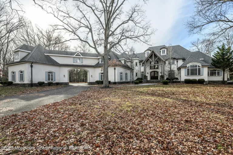 Toms river french-inspired estate has 7 fireplaces and listed for $2. 4 million - photo licensed by shore news network.