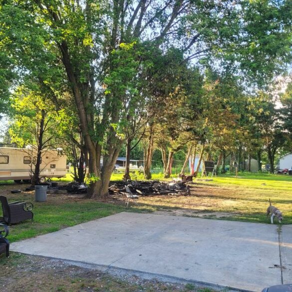 Fire decimates shed in hurlock - photo licensed by shore news network.