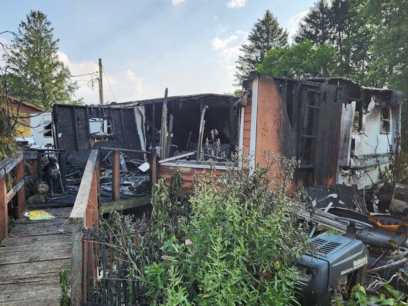 Dog and Cat Perish in Cumberland House Fire