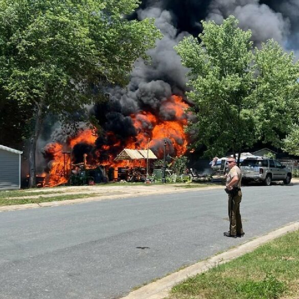 Three homes damaged in cecil county house fire - photo licensed by shore news network.