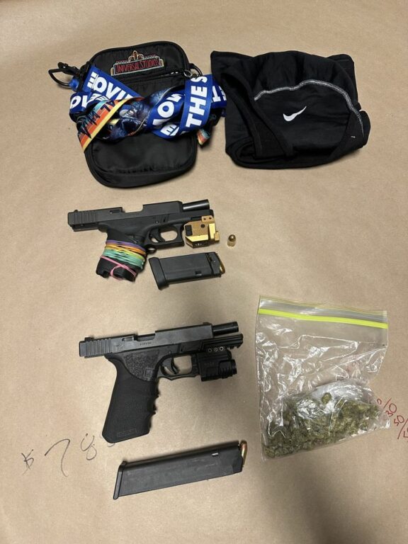 Guns, Weed, Illegal Alcohol Confiscated From Teen in Arlington
