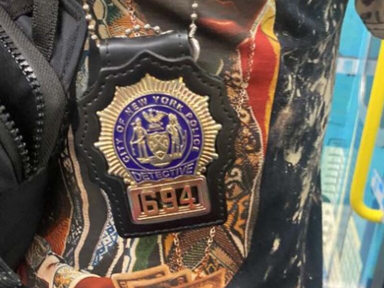 Nypd cop impersonator attacks man on nyc subway train - photo licensed by shore news network.