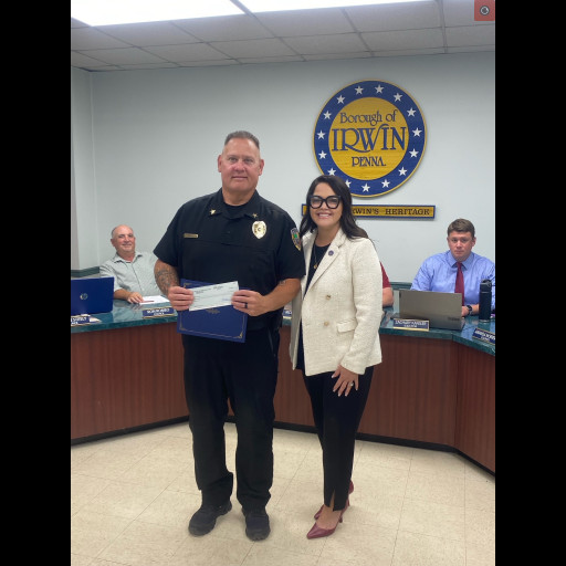 Westmoreland County DA Donates $10,000 to Irwin Police for Body Cameras