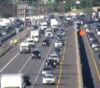 Crash on new jersey turnpike slowing traffic near 13a