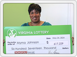 Fredericksburg Woman Wins Over $600,000 in Virginia Lottery