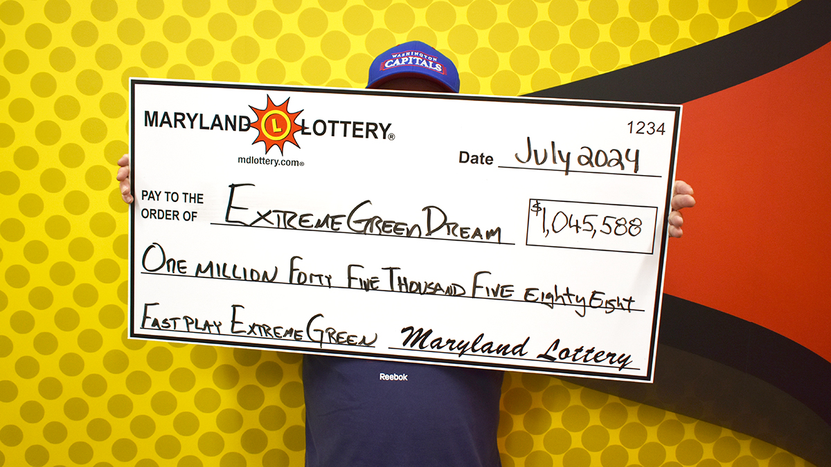 Dundalk Man's $1 Million Lottery Win Comes from $20 Ticket