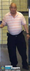 Man shoved his hand down young girl's shirt on nyc subway train