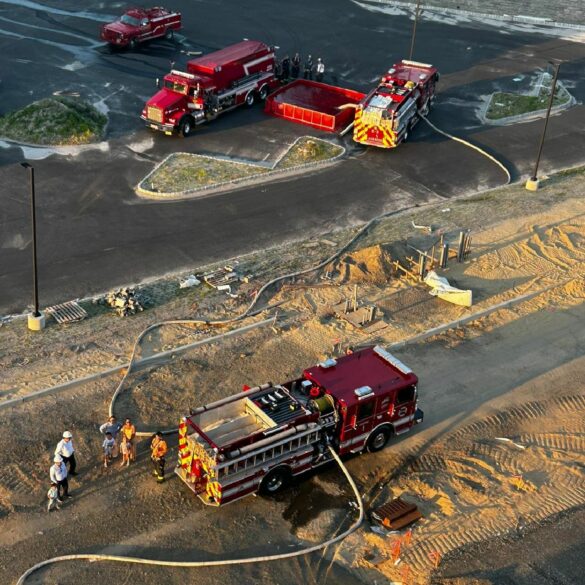 Lakewood firefighters prepare for hi-rise firefighting - photo licensed by shore news network.
