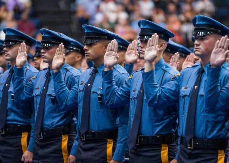 New jersey state police welcomes 124 new troopers at graduation ceremony - photo licensed by shore news network.