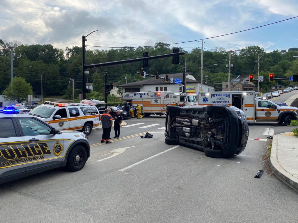 Driver Extricated After Vehicle Roll-Over Crash