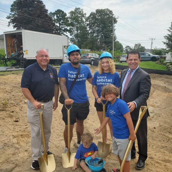 Ocean county celebrates new habitat for humanity project for local family - photo licensed by shore news network.