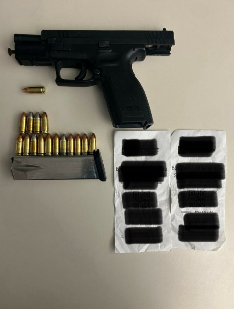 Two arrested in handgun violation in baltimore - photo licensed by shore news network.