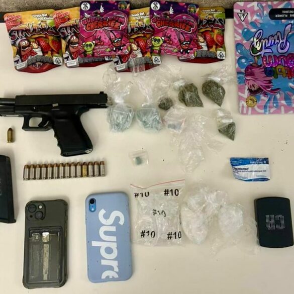 Baltimore police arrest suspect with handgun and drugs - photo licensed by shore news network.