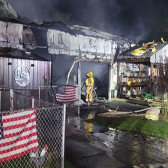 Investigation underway for barn fire in huntingtown - photo licensed by shore news network.