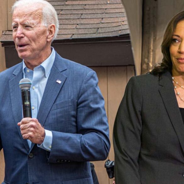 The people pushing kamala this week are same ones who lied about biden last week - photo licensed by shore news network.