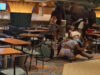Brawl erupts at carnival cruise ship food court captured by man who just wanted some pizza