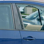 Car with front window broken - File Photo - Not from current report.