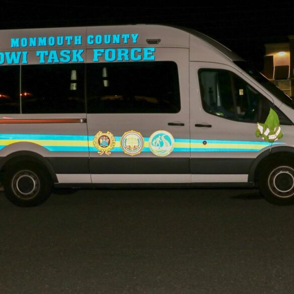 Monmouth county dwi task force dwi checkpoint this weekend - photo licensed by shore news network.