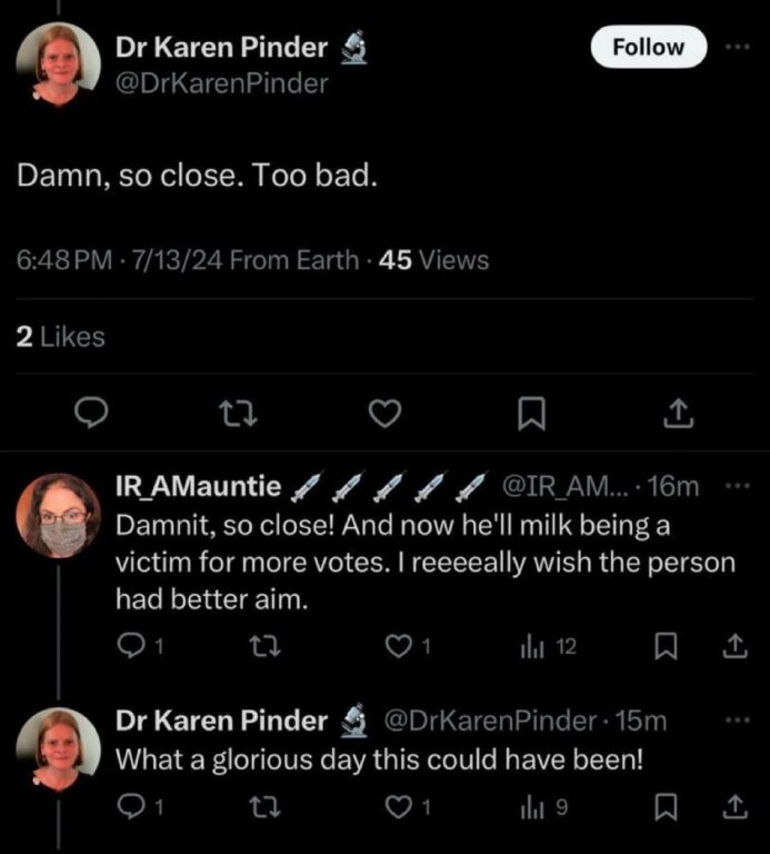 University Professor Deletes Accounts After Celebrating Trump Assassination Attempt University Professor Deletes Accounts After Celebrating Trump Assassination Attempt