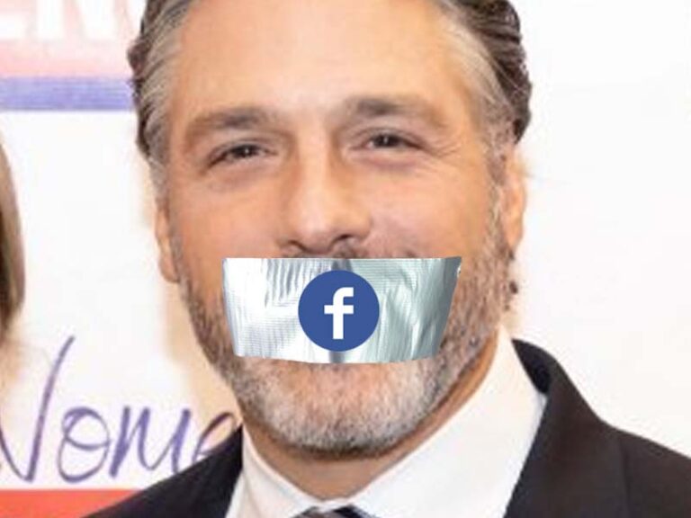 Candidate for new jersey governor is being squelched and censored by facebook - photo licensed by shore news network.