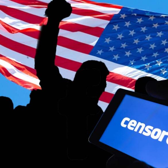 Facebook faces backlash for censoring iconic photo of donald trump - photo licensed by shore news network.