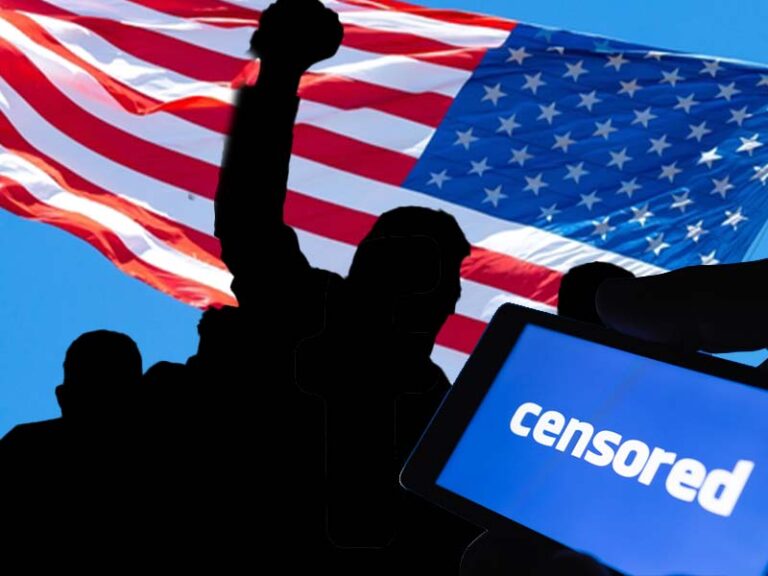 Facebook faces backlash for censoring iconic photo of donald trump - photo licensed by shore news network.