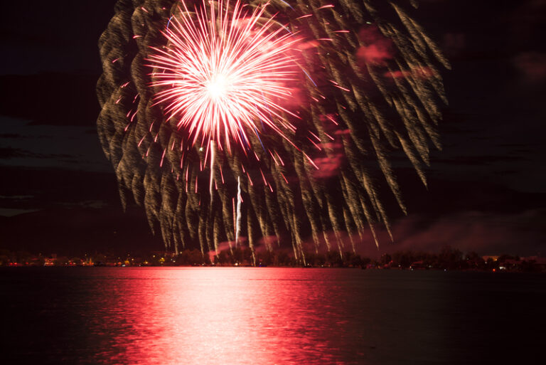 A complete list of fireworks shows down the shore for fourth of july weekend - photo licensed by shore news network.