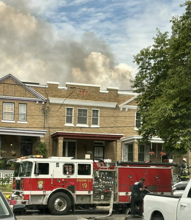 Fire Contained in L’Enfant Square Row Dwelling