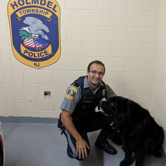 Holmdel township police seek owner of found dog - photo licensed by shore news network.