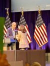 Berkshire county d. A. And yo-yo ma welcome vice president kamala harris at campaign stop
